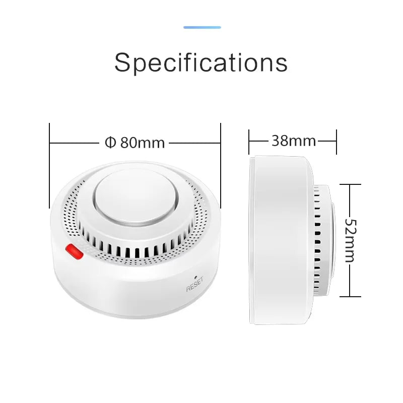 Smoke Detector 85dB Sound Security System