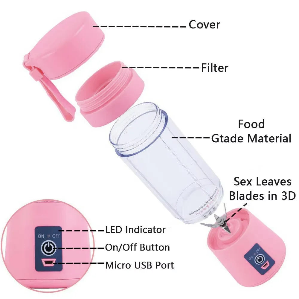 Mini Juicer Portable Blender Fruit