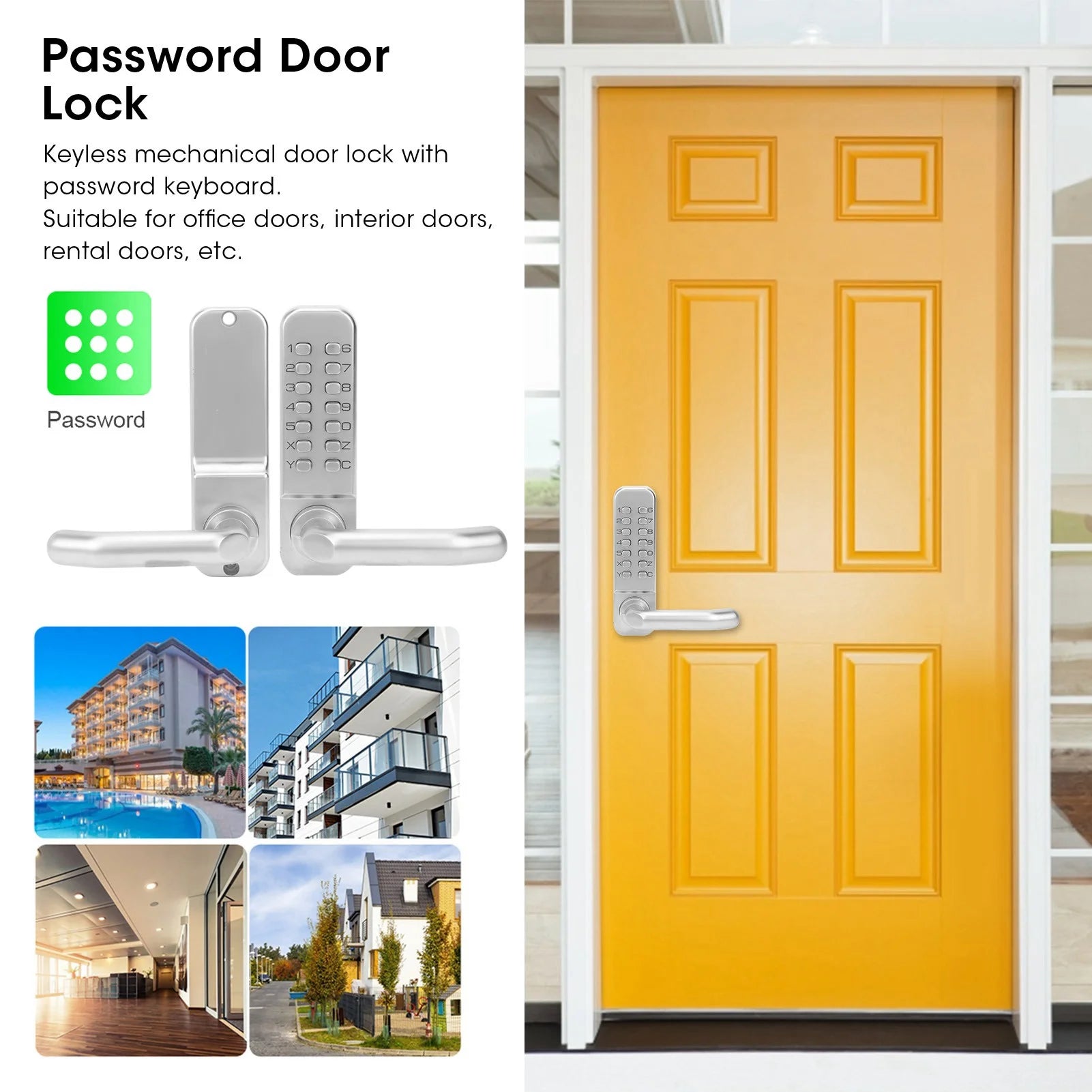 Mechanical Password Door Lock