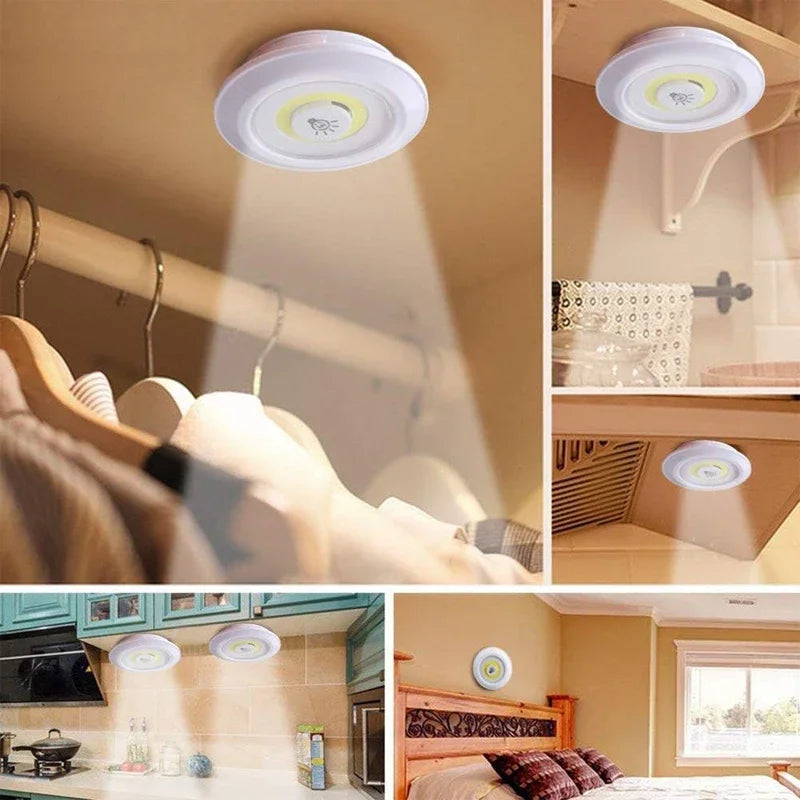 Smart Wireless Remote Control Night Light Decorative Kitchen Closet Staircase Aisle Bathroom Lighting Mini LED Lights