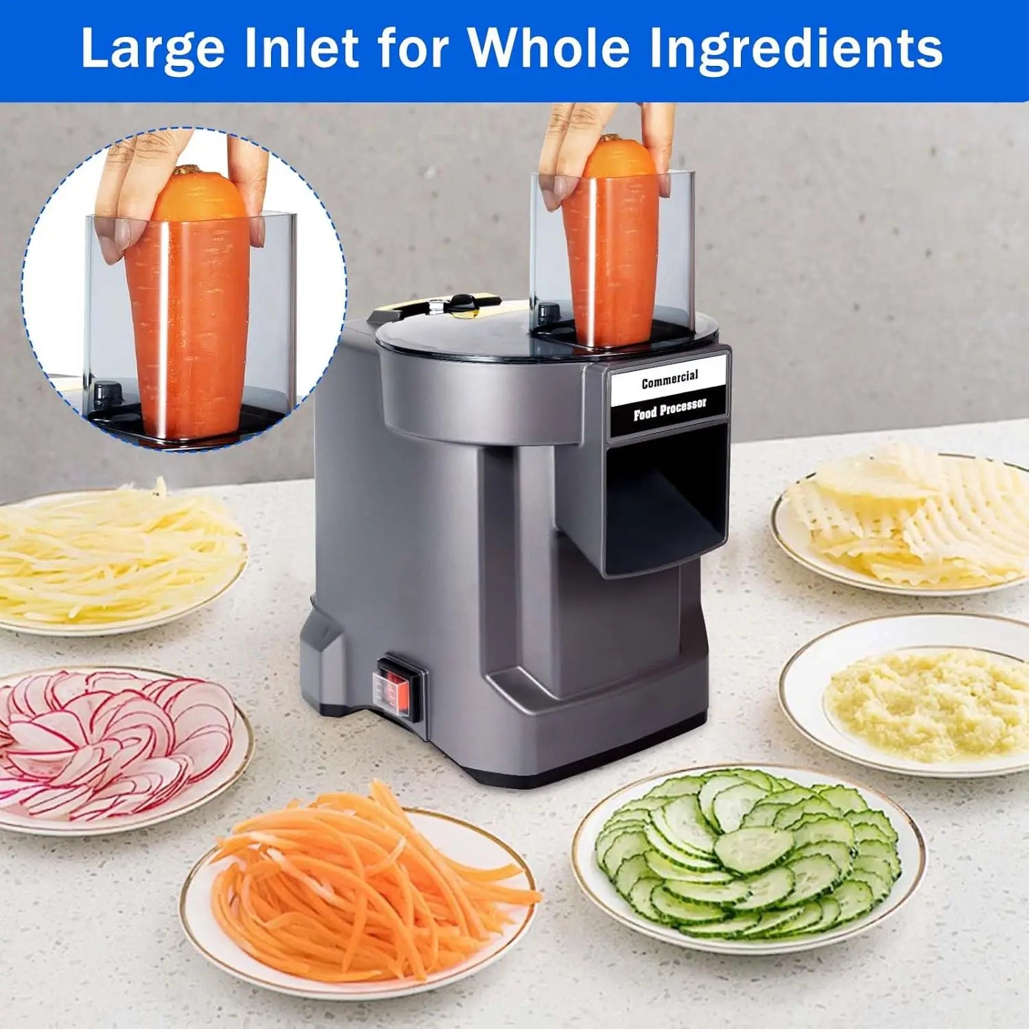 Dicing Slicing Shredding Chopp Vegetable