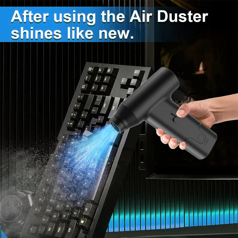 Wireless Handheld Dust Blower – For Computers, Keyboards, Cars &amp; Sofas