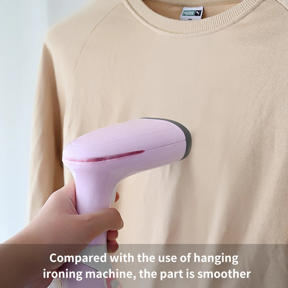 saengQ 1500W Handheld Garment Steamer – 280ml Portable Vertical Steam Iron"