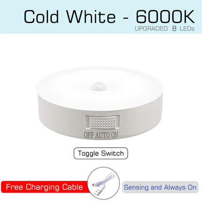 Motion Sensor Light USB Rechargeable Night Light