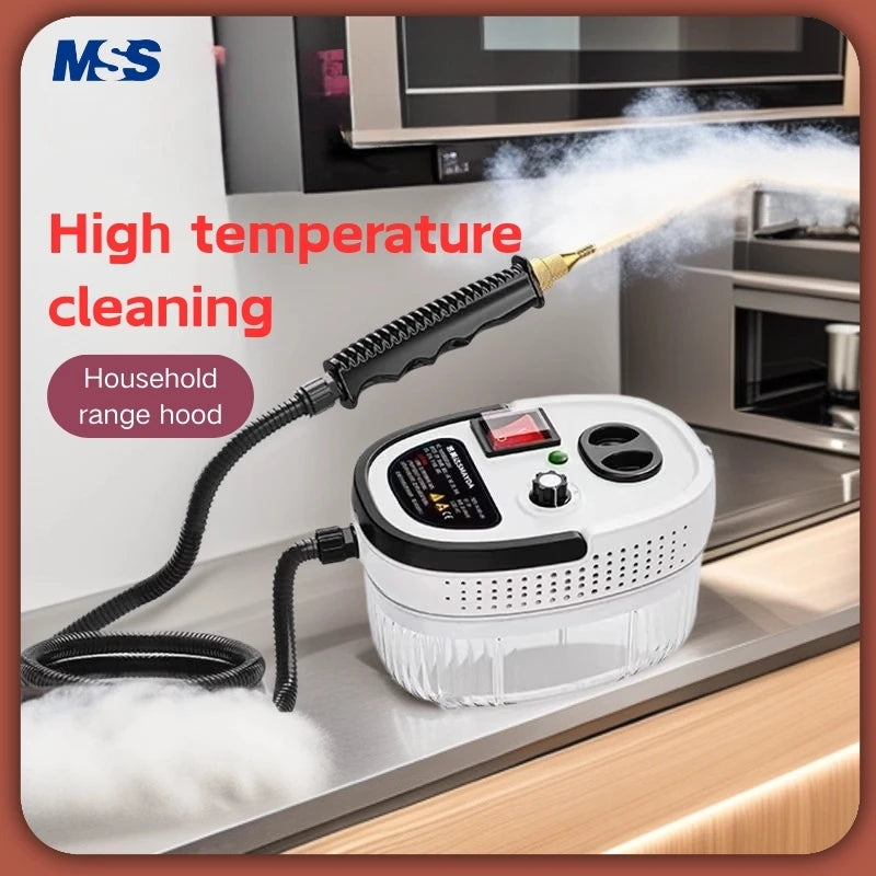 "2500W Steam Cleaner for AC, Kitchen, &amp; Hood – 6 Speeds, 110V US / 220V EU