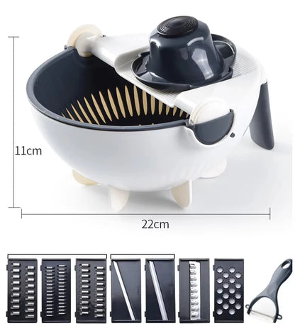 Vegetable Cutter with Drain Basket