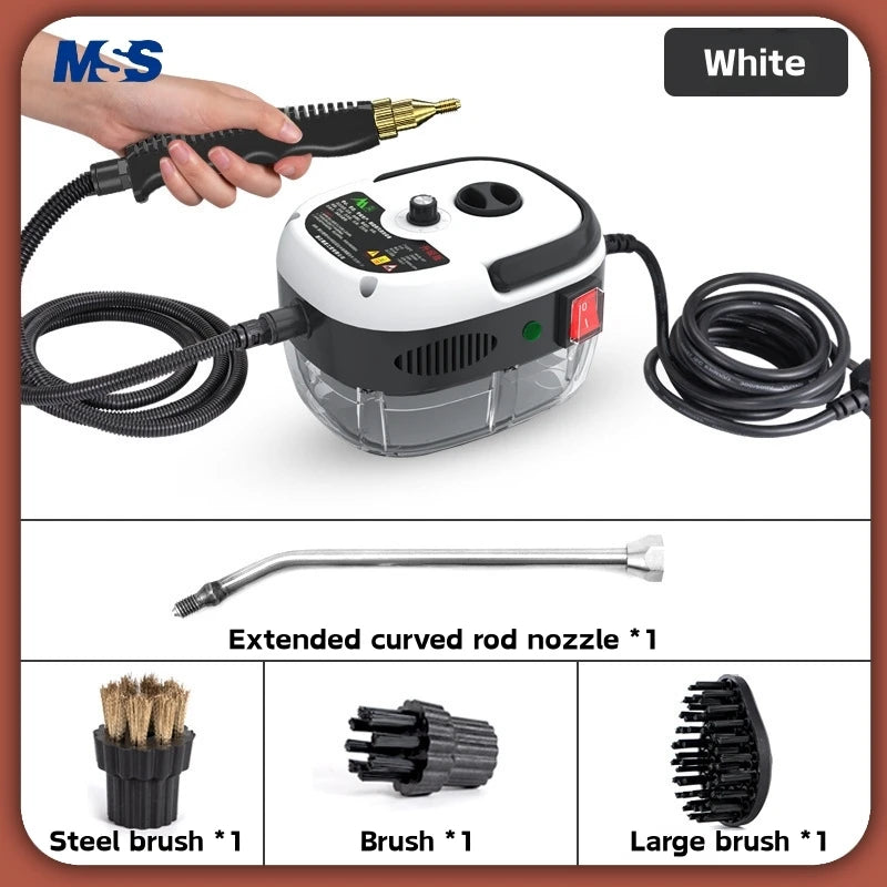 "2500W Steam Cleaner for AC, Kitchen, &amp; Hood – 6 Speeds, 110V US / 220V EU