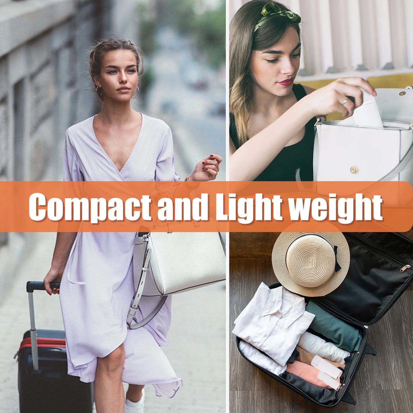 1000W Foldable Handheld Garment Steamer – Large 120ml Water Tank for Clothes &amp; Fabrics"