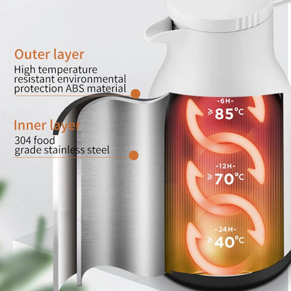 New digital display car electric kettle car 12v24v large truck boiling kettle large capacity insulation 1000ML