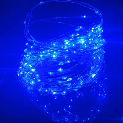 20m 10m Remote Control 8 Function LED Fairy Lights USB String Lights Christmas Garland New Year Wedding Party Garden Decoration