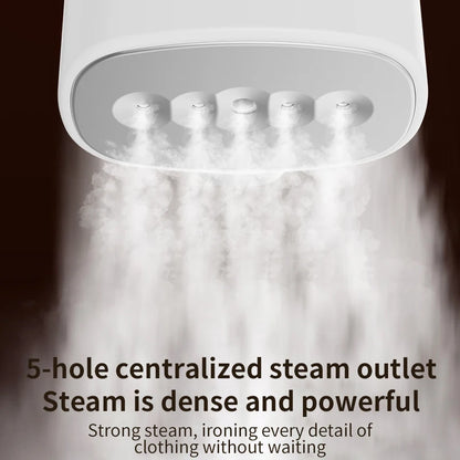 1300W Handheld Garment Steamer – Fast Wrinkle Remover for All Fabrics