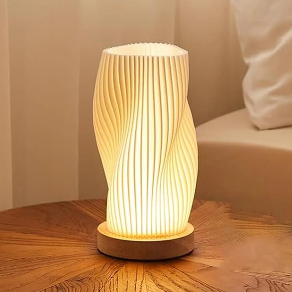 Vintage Boho Table Lamp – Cozy, Warm Lighting for Bedroom, Nightstands &amp; Desk