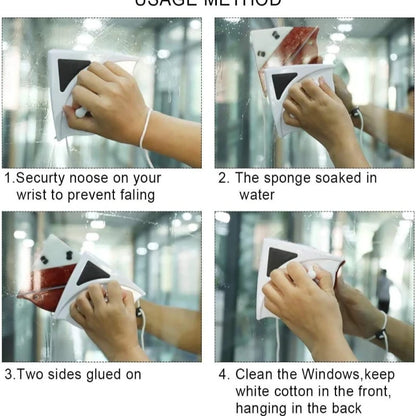 Magnetic Window Cleaner Brush for Washing Windows Wash Home Magnet Household Wiper Cleaner Cleaning Tool Glass Window