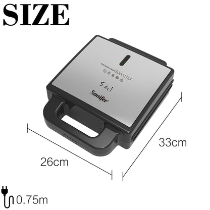 7 In 1 Waffles Maker Electric Sandwiches Machine