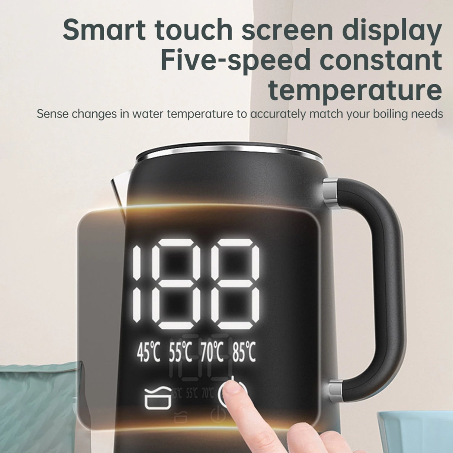 Electric Kettle 1.7L Large Capacity