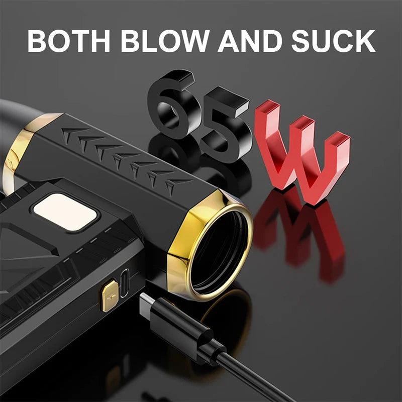160,000RPM Super Powerful Air Blower – 2-in-1 Vacuum &amp; Blower, Brushless Turbo"