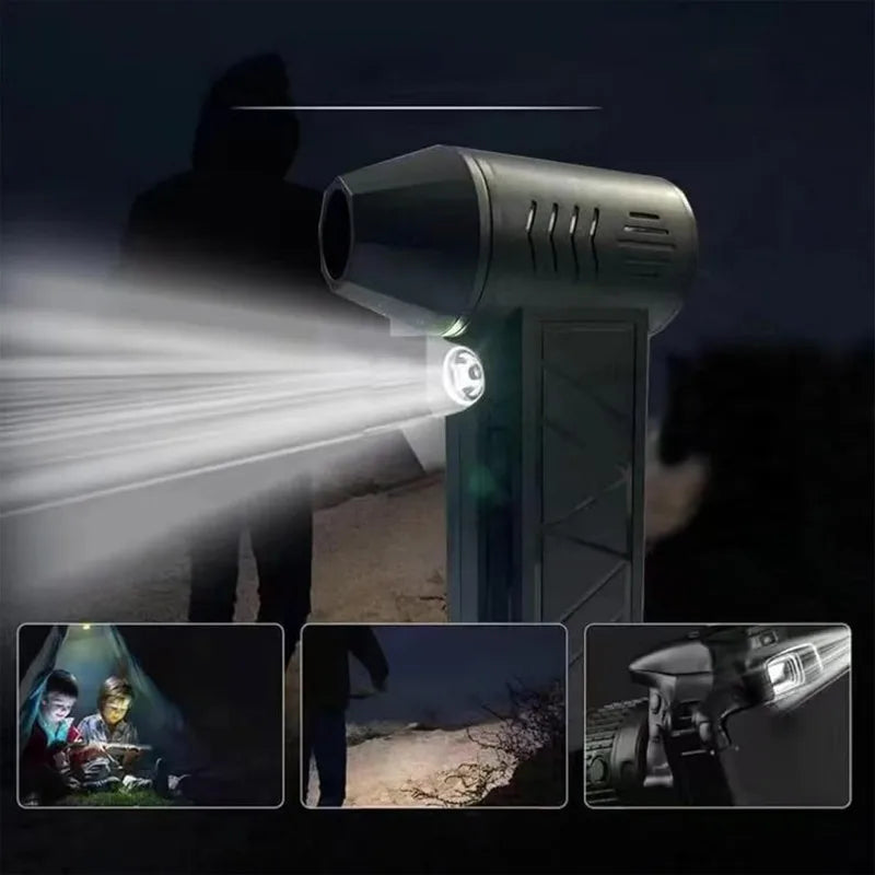 130,000RPM Turbo Jet Blower – Powerful Air Duster with Brushless Motor &amp; Turbo Fan"