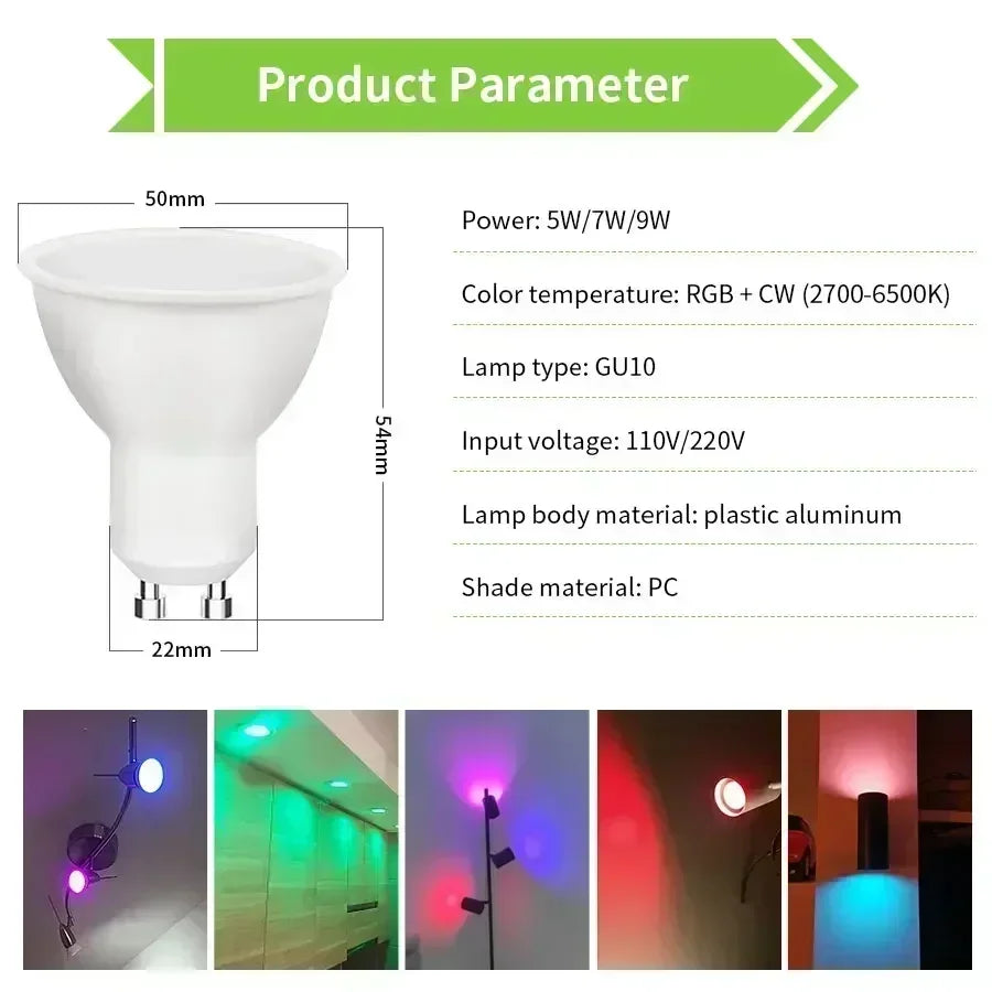 Tuya Smart GU10 LED Bulb