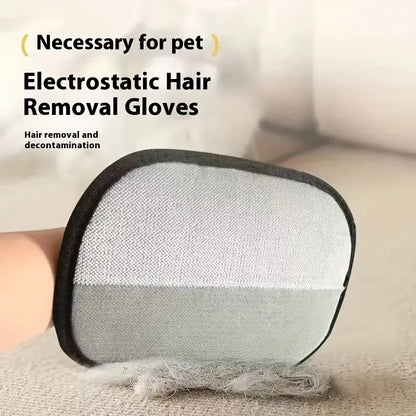 "Portable Washable Pet Hair Remover Gloves