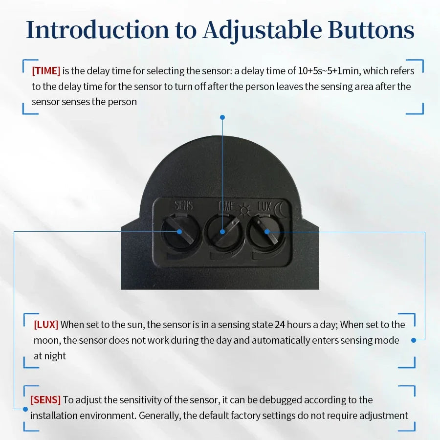Light Switch Human Presence Sensor