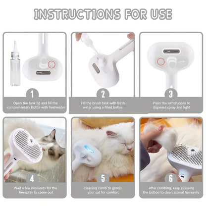 Pet Hair Remover Spray Comb