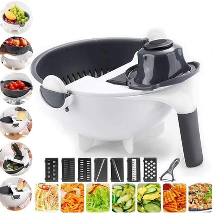 Vegetable Cutter with Drain Basket