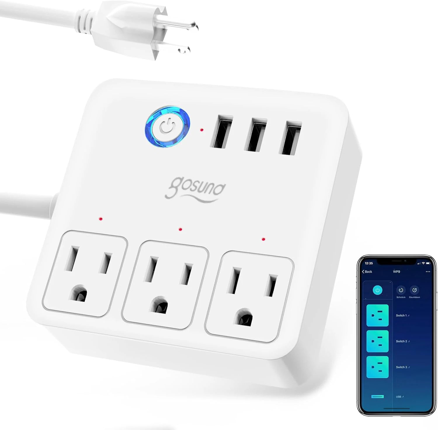 h Extension Cord For Travel Home Office