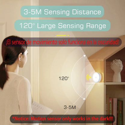 Motion Sensor Light USB Rechargeable Night Light