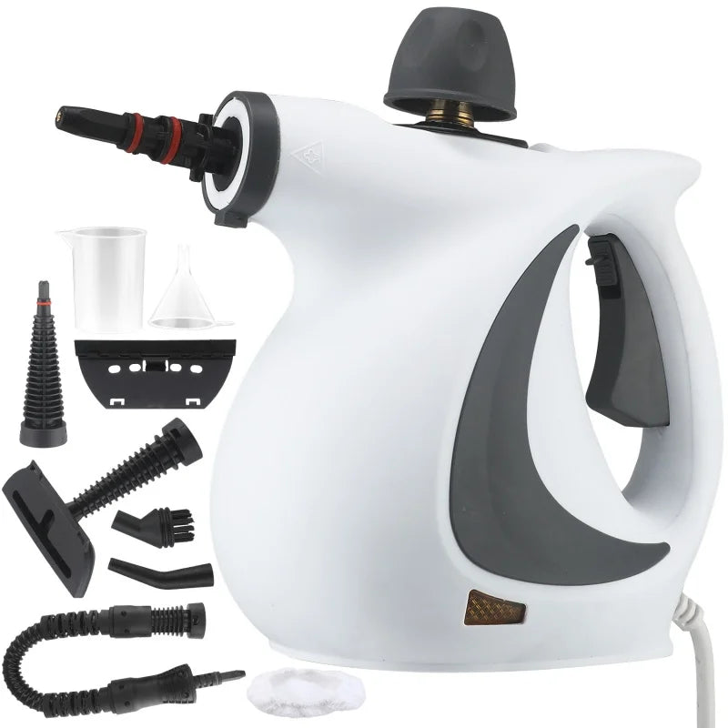 1050W Handheld Steam Cleaner – High Temp &amp; Pressure for Kitchen &amp; AC Cleaning"