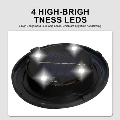 Solar Garden Lights Outdoor, Waterproof Solar Powered Stone Light，Outdoor Landscaping lights for Garden Pathway Yard Lawn light