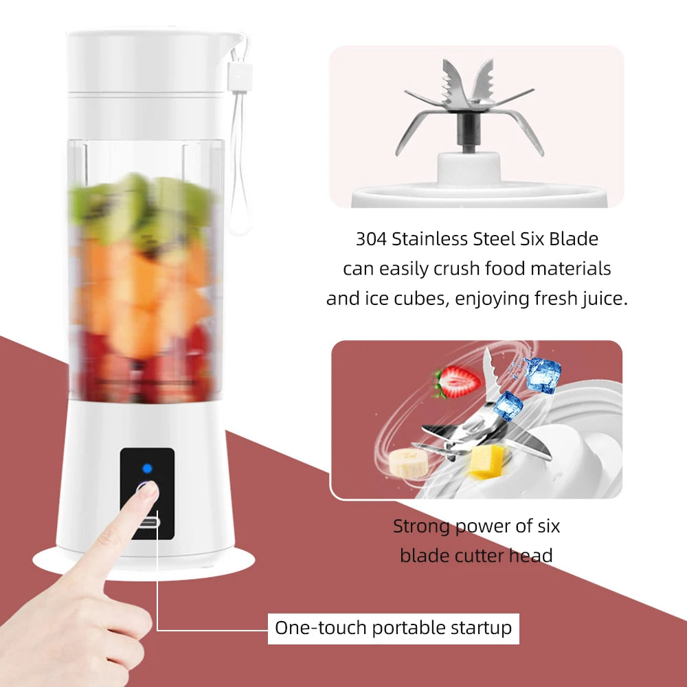 Mini Portable Blender for Smoothies Fresh Juice Fruit
