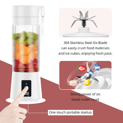 Mini Portable Blender for Smoothies Fresh Juice Fruit