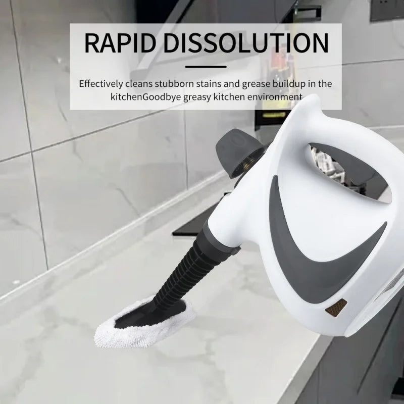 1050W Handheld Steam Cleaner – High Temp &amp; Pressure for Kitchen &amp; AC Cleaning"