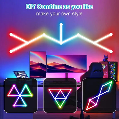 WIFI LED Smart Wall Lamp RGBIC Light Bar