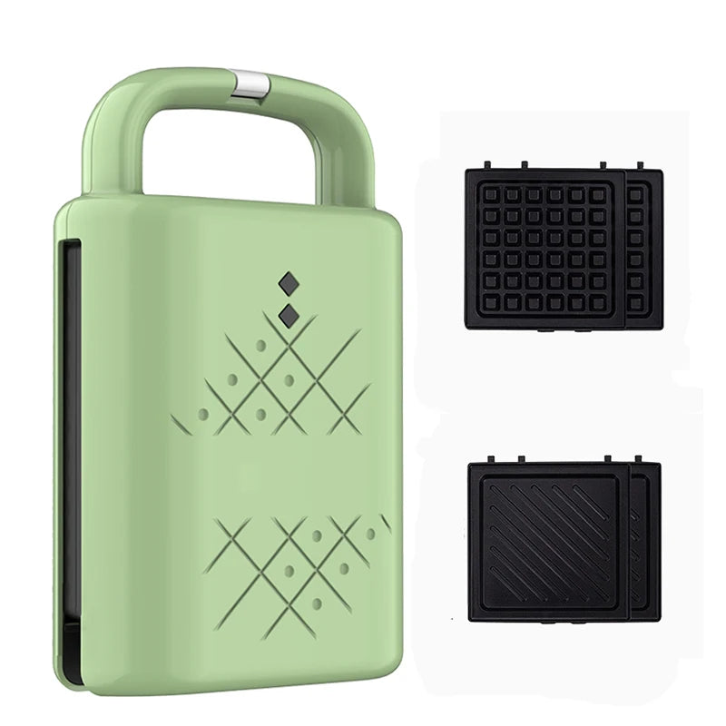 Electric Sandwich Maker &amp;WafflesBreakfast