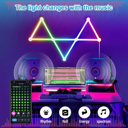 WIFI LED Smart Wall Lamp RGBIC Light Bar
