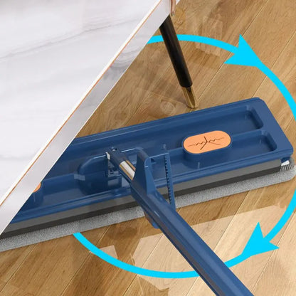 42cm Flat Mop – No Hand-Wash, Absorbent Wet &amp; Dry Cleaning Mop"