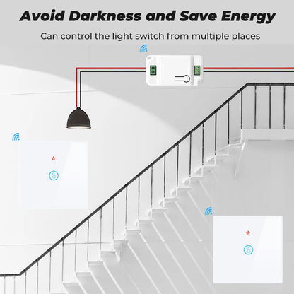 GERMA Smart Touch Light Switch with 433MHz Remote