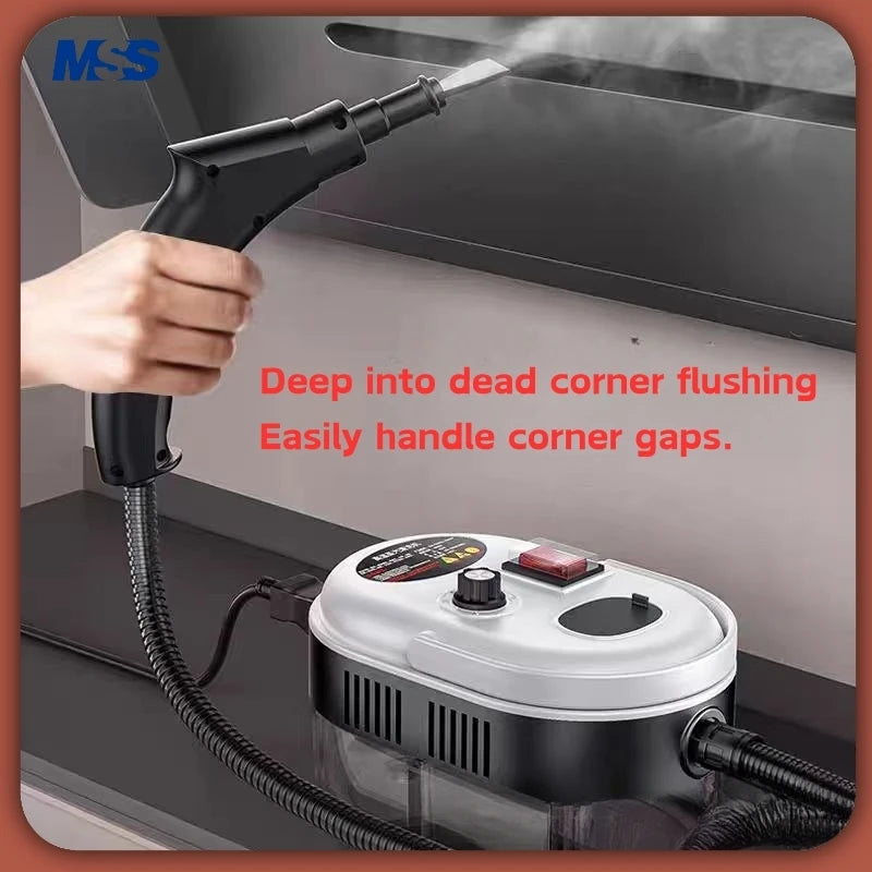 "2500W Steam Cleaner for AC, Kitchen, &amp; Hood – 6 Speeds, 110V US / 220V EU