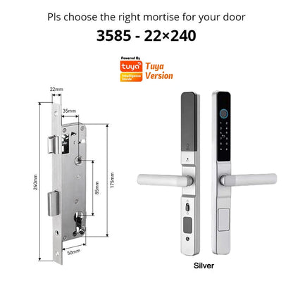 Smart Sliding Door Fingerprint Lock