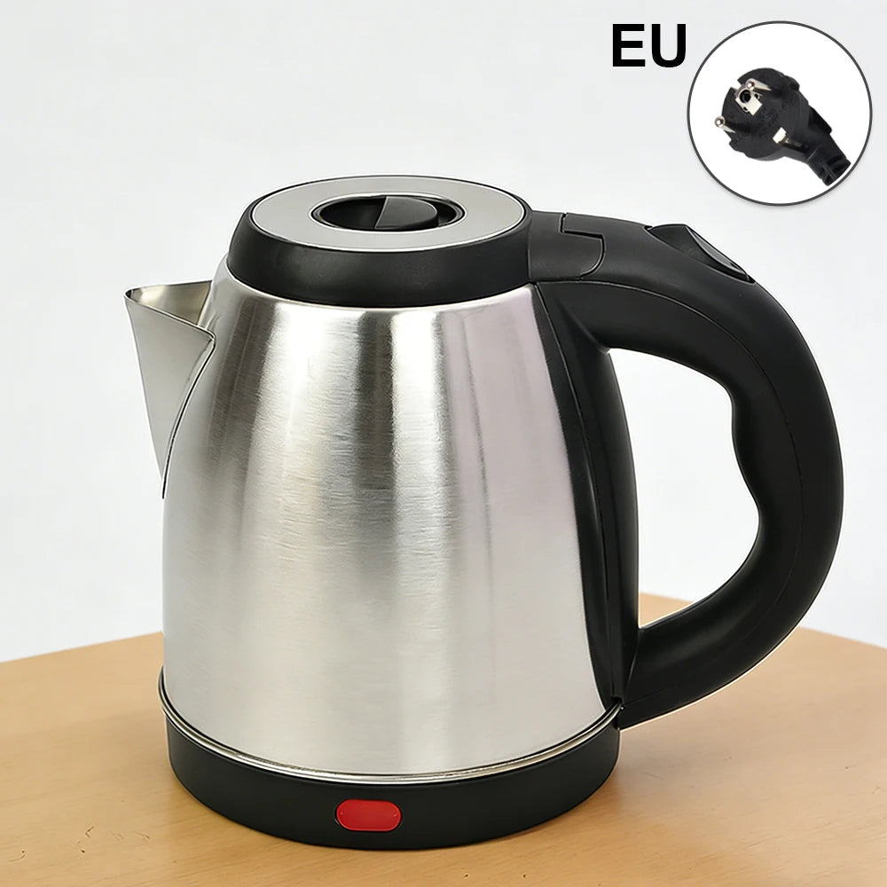 1.2L Electric Kettle  AStainless Steel Auto Shut Off Anti-dry Burning Fast Heating Water Heater for Kitchen Daily Use