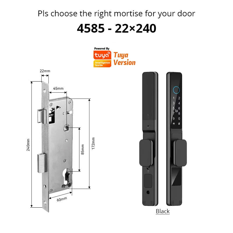 Smart Sliding Door Fingerprint Lock
