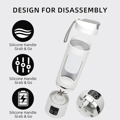 Portable Blender Juicer Stainless Steel Blade