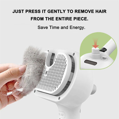 Pet Hair Remover Spray &amp; Grooming Comb –