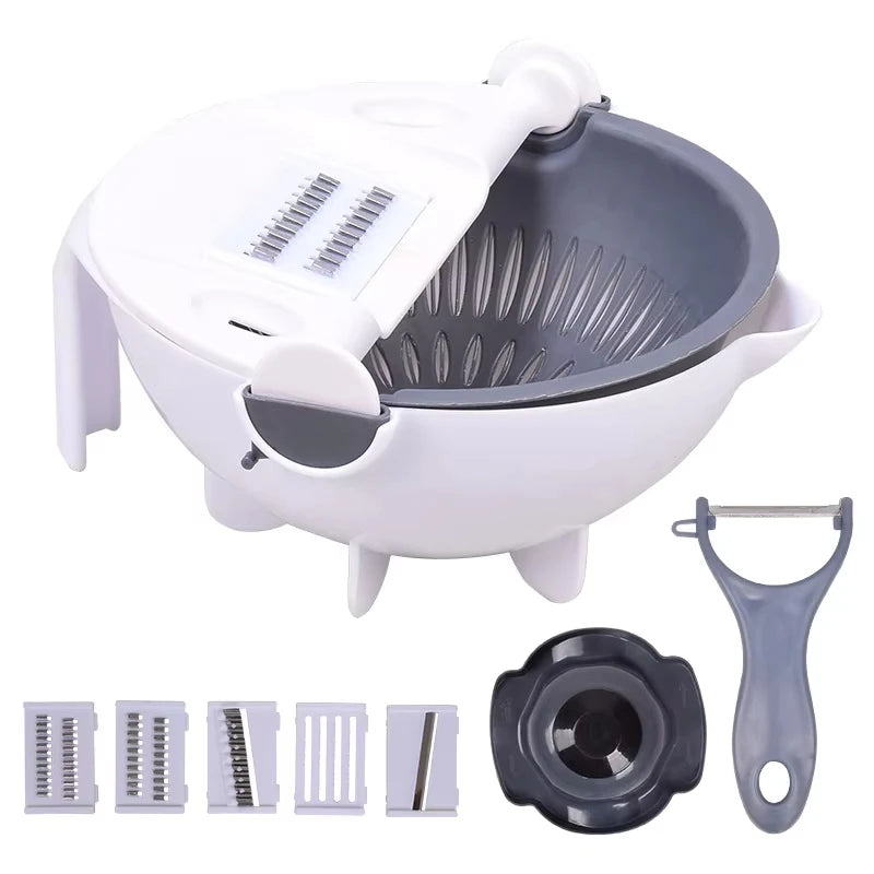 Vegetable Cutter with Drain Basket