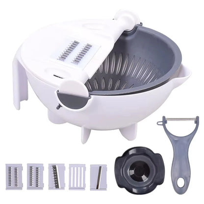 Vegetable Cutter with Drain Basket