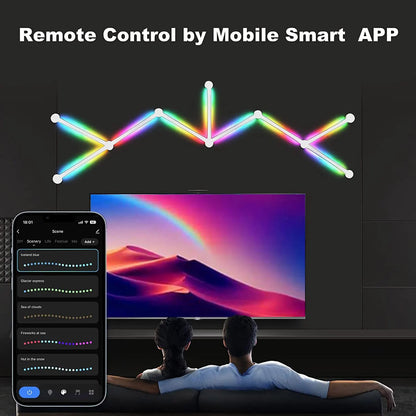 WIFI LED Smart Wall Lamp RGBIC Light Bar