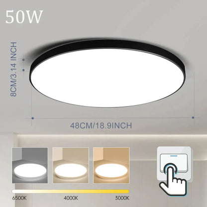 Smart Ceiling Lamp Remote Control Dimmable Living Room LED Chandelier Interior Decor Ceiling Lights For Kitchen Bedroom Lustre