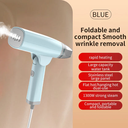 1300W Handheld Garment Steamer – Fast Wrinkle Remover for All Fabrics