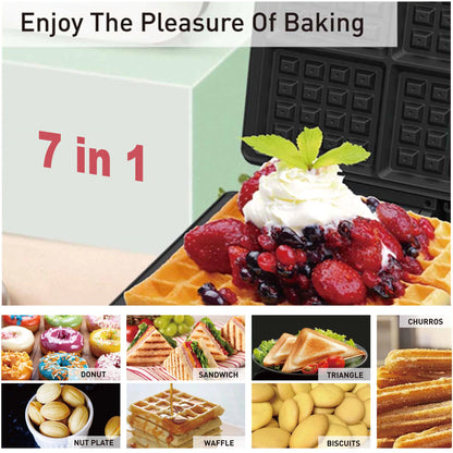 7 In 1 Waffles Maker Electric Sandwiches Machine
